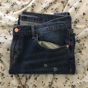 Old Navy Distressed Boyfriend Jeans Size 12